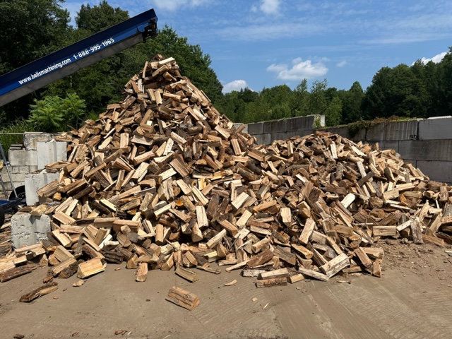 dried and split firewood in monroe county